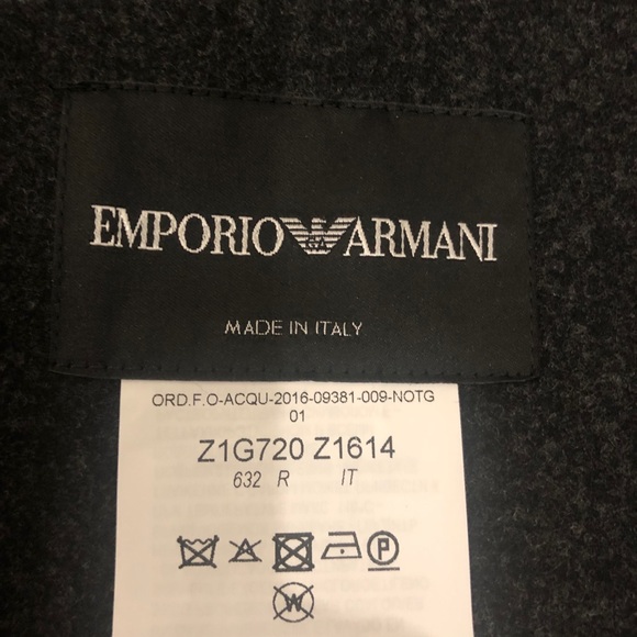 Emporio Armani Italian Wool Jacket 52/L - Picture 10 of 12